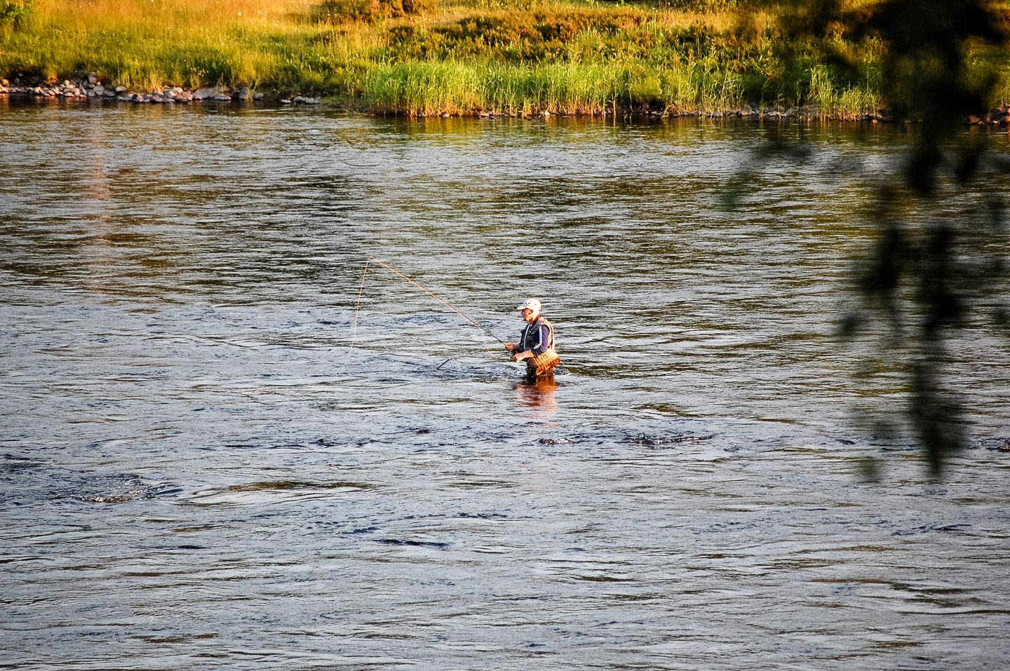 Fiske i Klarälven vid Branäs